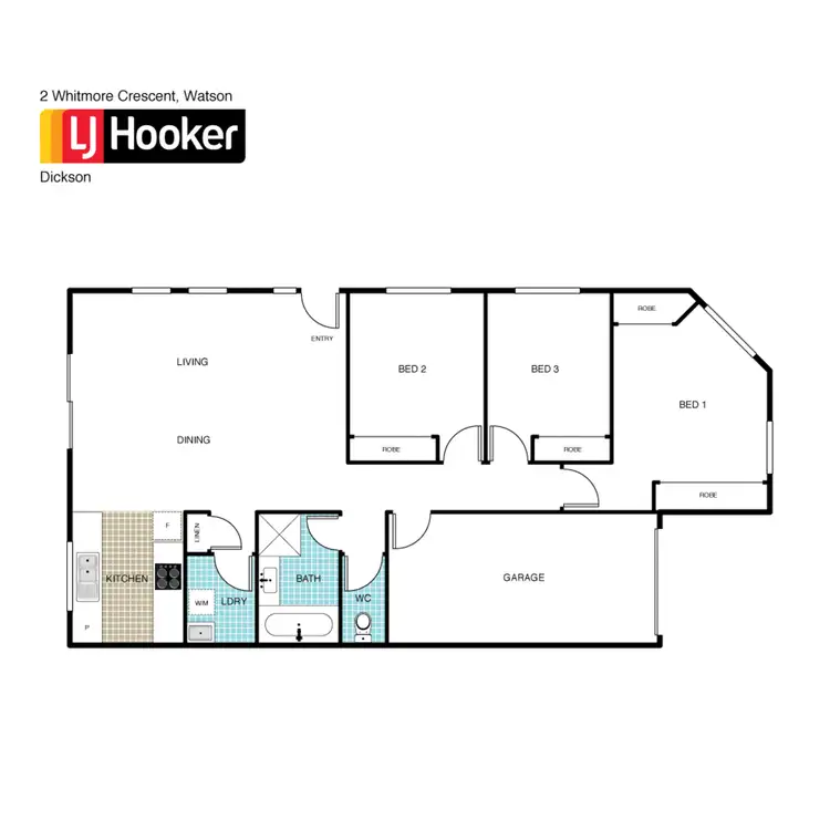 Floorplan of Homely house listing, 2 Whitmore Crescent, Watson ACT 2602