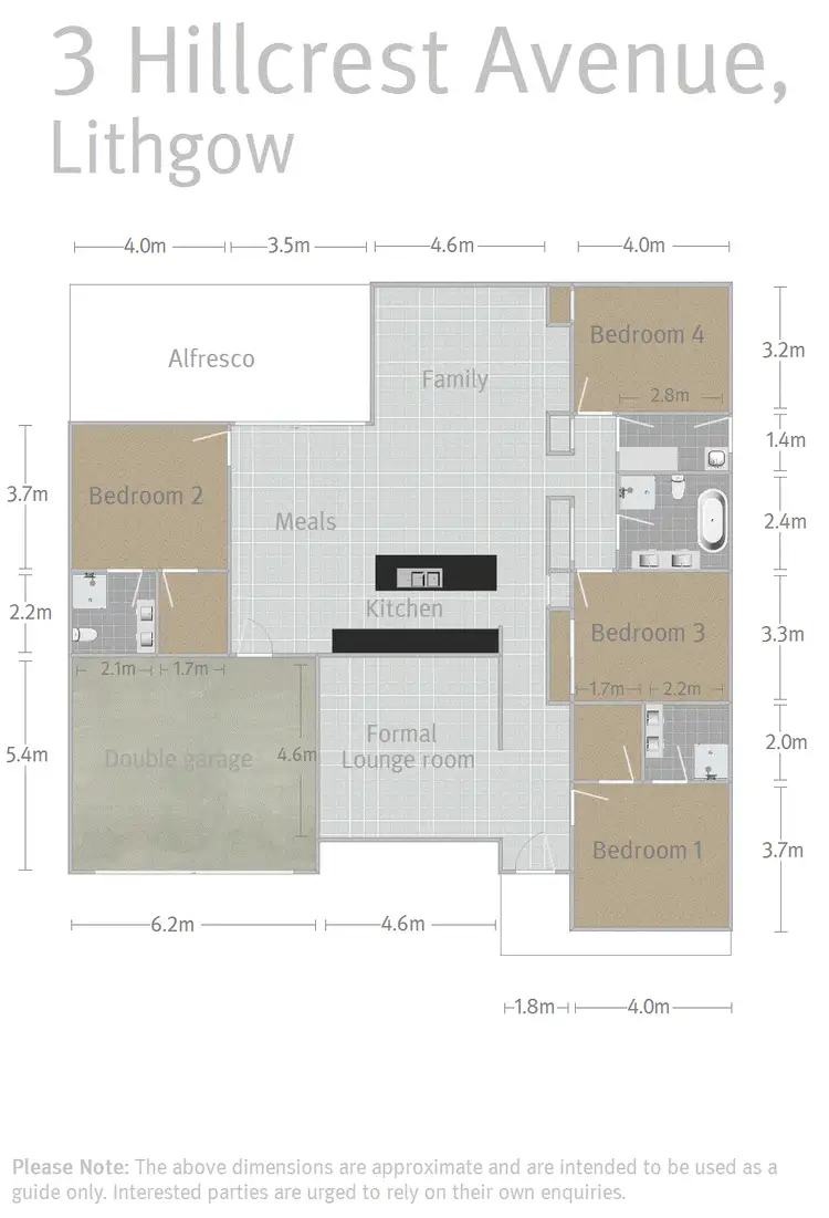 Floorplan of Homely house listing, 3 Hillcrest Avenue, Lithgow NSW 2790