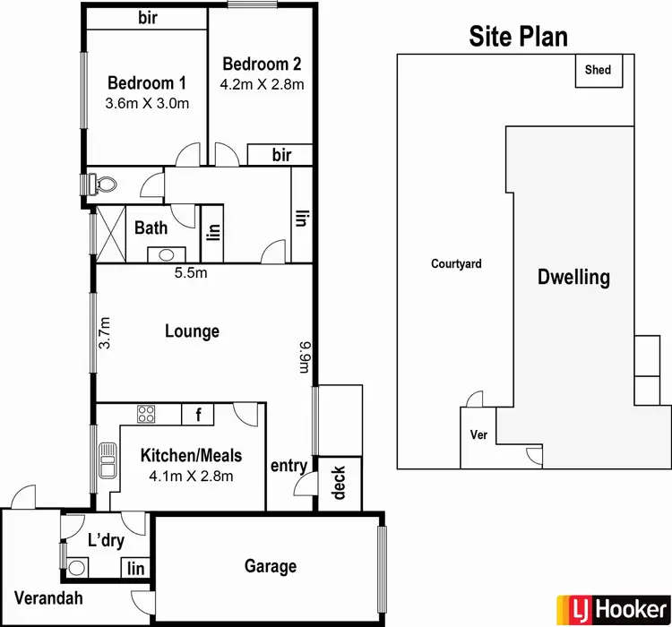 Floorplan of Homely unit listing, 7/17 Olive Street, Reservoir VIC 3073