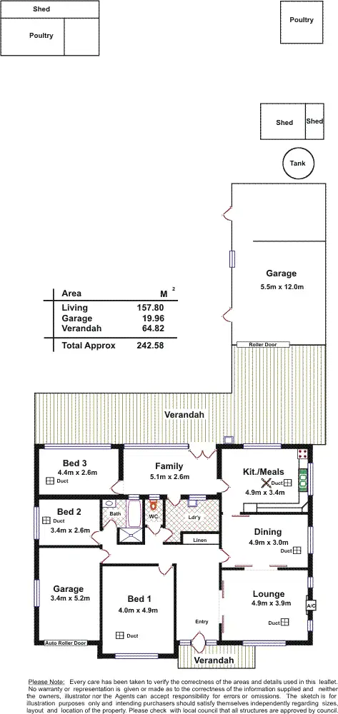 Floorplan of Homely house listing, 108 Reid Avenue, Magill SA 5072