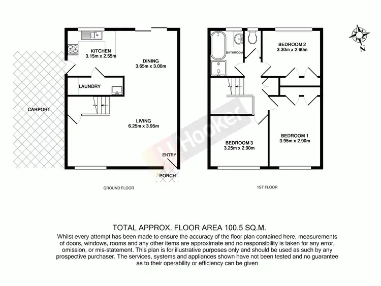 Floorplan of Homely townhouse listing, 5/82 Ewing Road, Woodridge QLD 4114