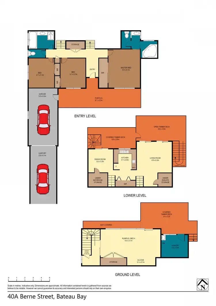 Floorplan of Homely house listing, 40a Berne Street, Bateau Bay NSW 2261