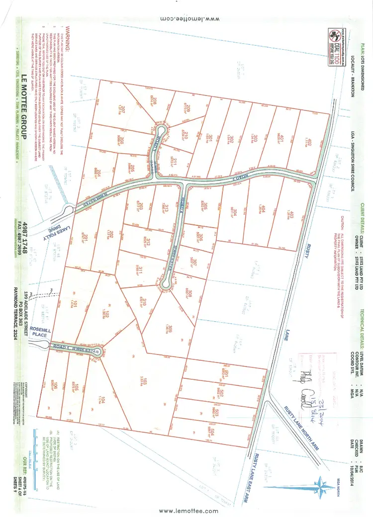 Floorplan of Homely land listing, Lot 101 Rosehill Place, Branxton NSW 2335