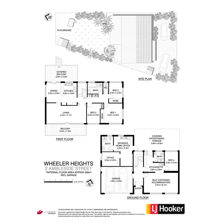 Floorplan of Homely house listing, 2 Ambleside Street, Wheeler Heights NSW 2097