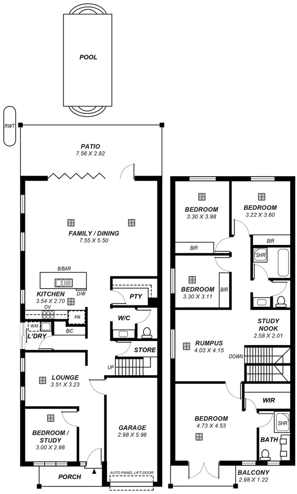 Floorplan of Homely house listing, 13B Leonard Street, Magill SA 5072