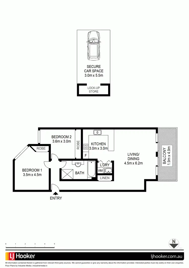 Floorplan of Homely unit listing, 37/19 Third Avenue, Blacktown NSW 2148