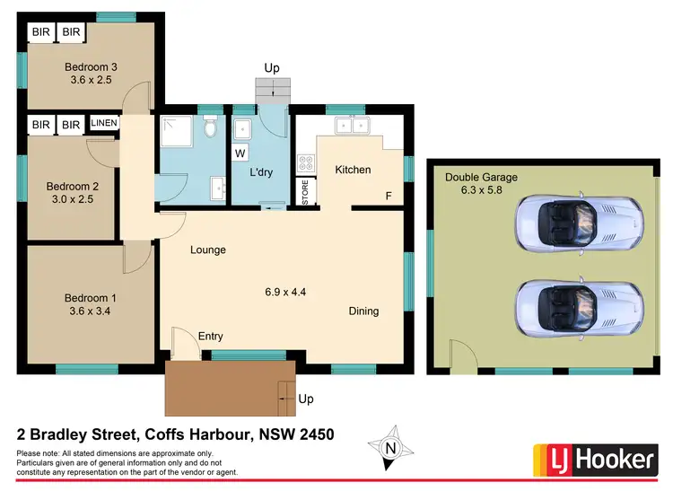 Floorplan of Homely house listing, 2 Bradley Street, Coffs Harbour NSW 2450