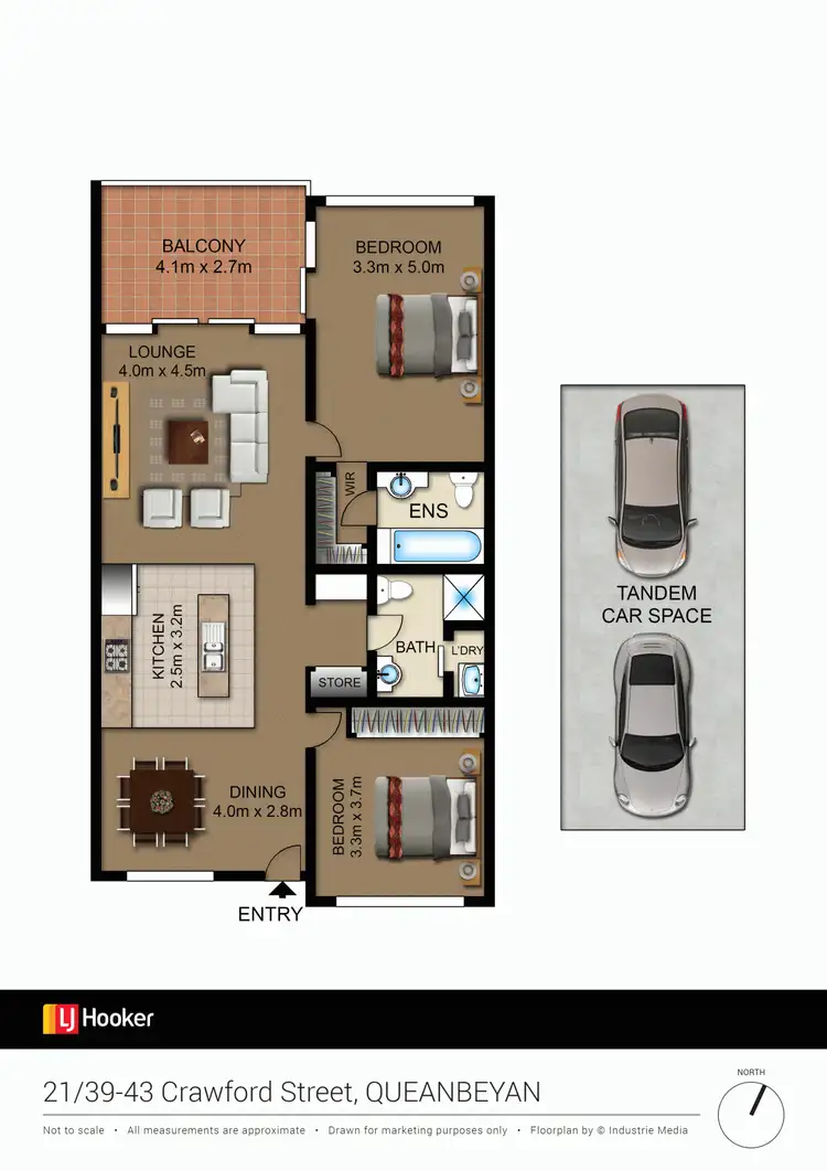 Floorplan of Homely villa listing, 21/39-43 Crawford Street, Queanbeyan NSW 2620