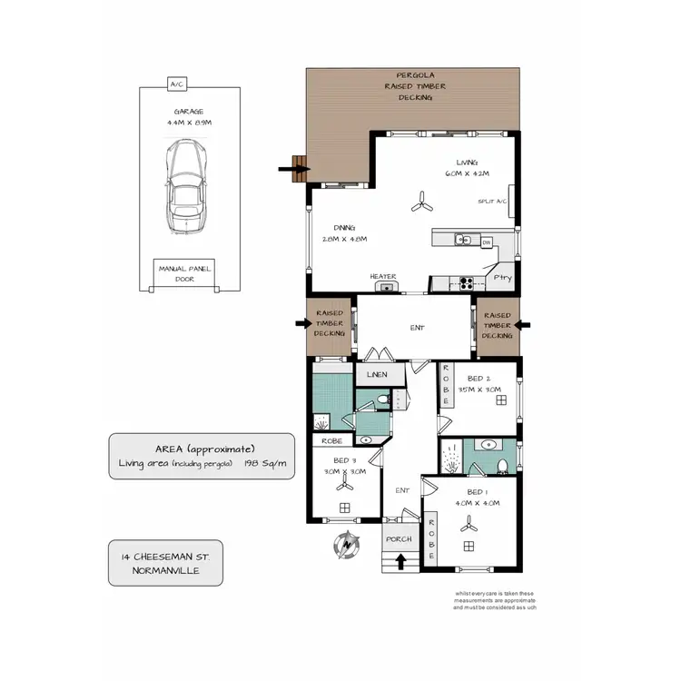 Floorplan of Homely house listing, 14 Cheesman Street, Normanville SA 5204