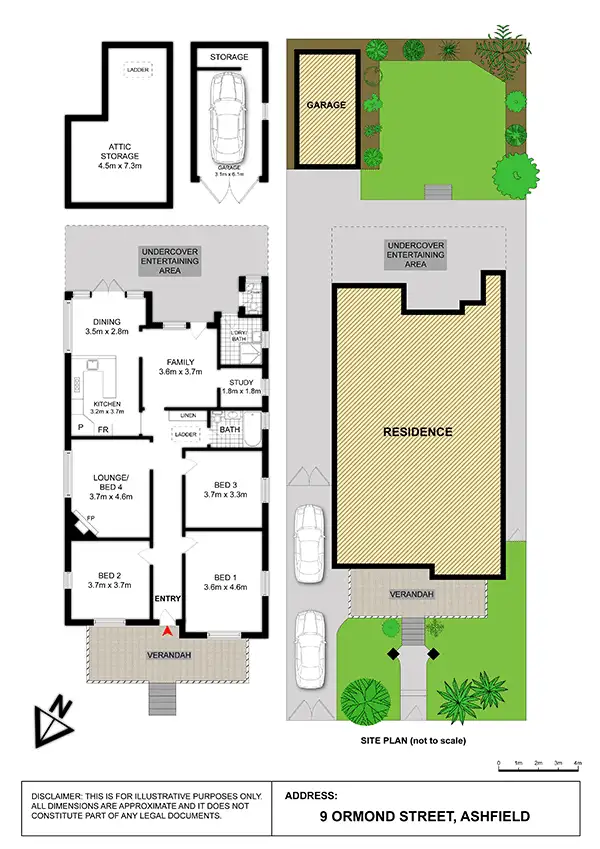 Floorplan of Homely house listing, 9 Ormond Street, Ashfield NSW 2131