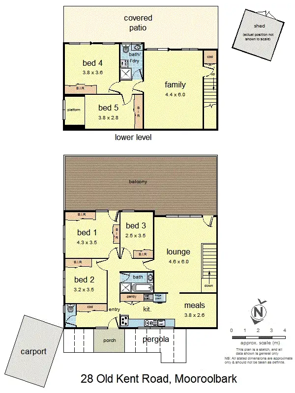 Floorplan of Homely house listing, 28 Old Kent Road, Mooroolbark VIC 3138
