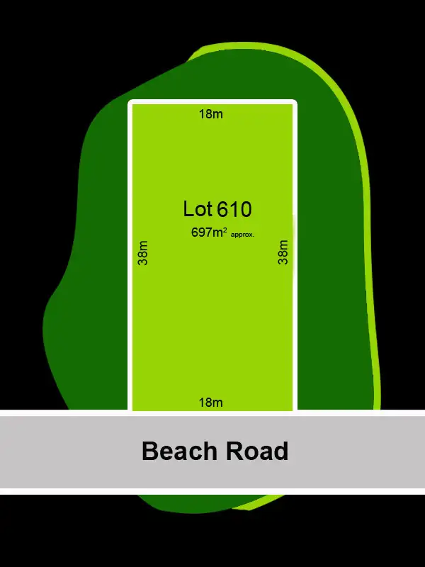 Floorplan of Homely land listing, 66 Beach Road, Goolwa South SA 5214