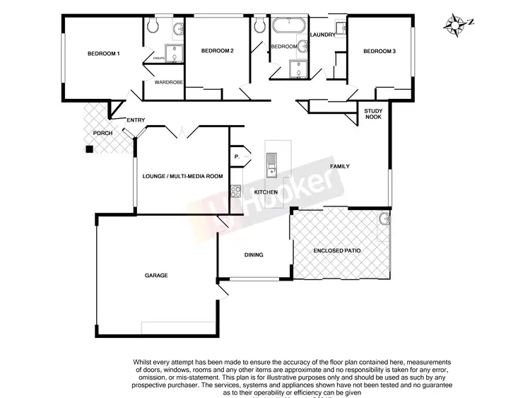 Floorplan of Homely house listing, 7 Hoop Pine Place, Sunnybank Hills QLD 4109