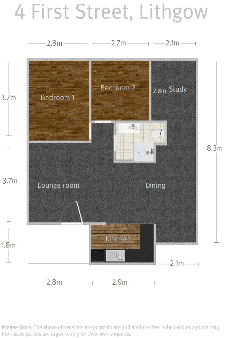 Floorplan of Homely house listing, 4 First Street, Lithgow NSW 2790