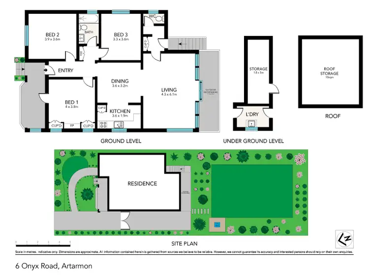 Floorplan of Homely house listing, 6 Onyx Road, Artarmon NSW 2064