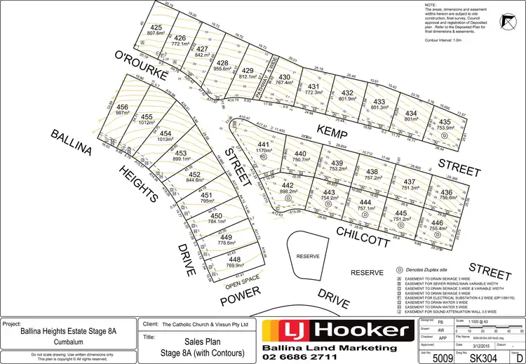 Floorplan of Homely land listing, 448/ Ballina Heights Estate (Stage 8a), Ballina NSW 2478