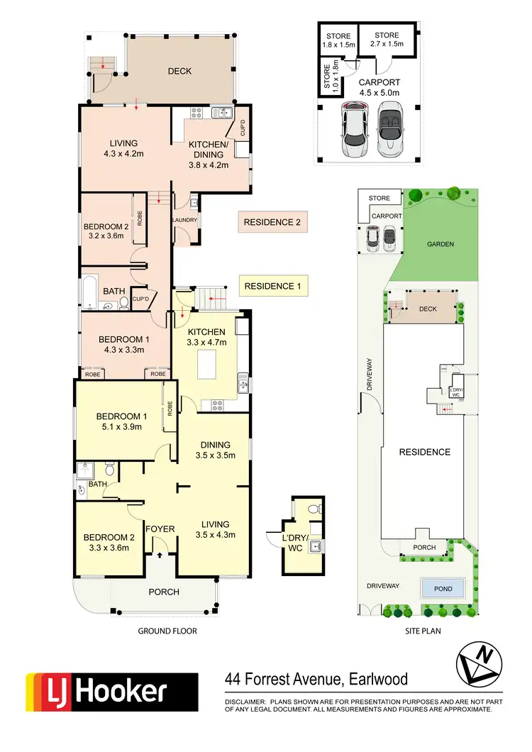 Floorplan of Homely house listing, 44 Forrest Avenue, Earlwood NSW 2206