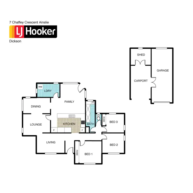 Floorplan of Homely house listing, 7 Chaffey Crescent, Ainslie ACT 2602