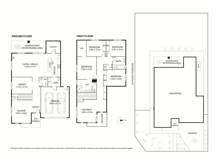 Floorplan of Homely house listing, 1 Bay Way, Point Cook VIC 3030