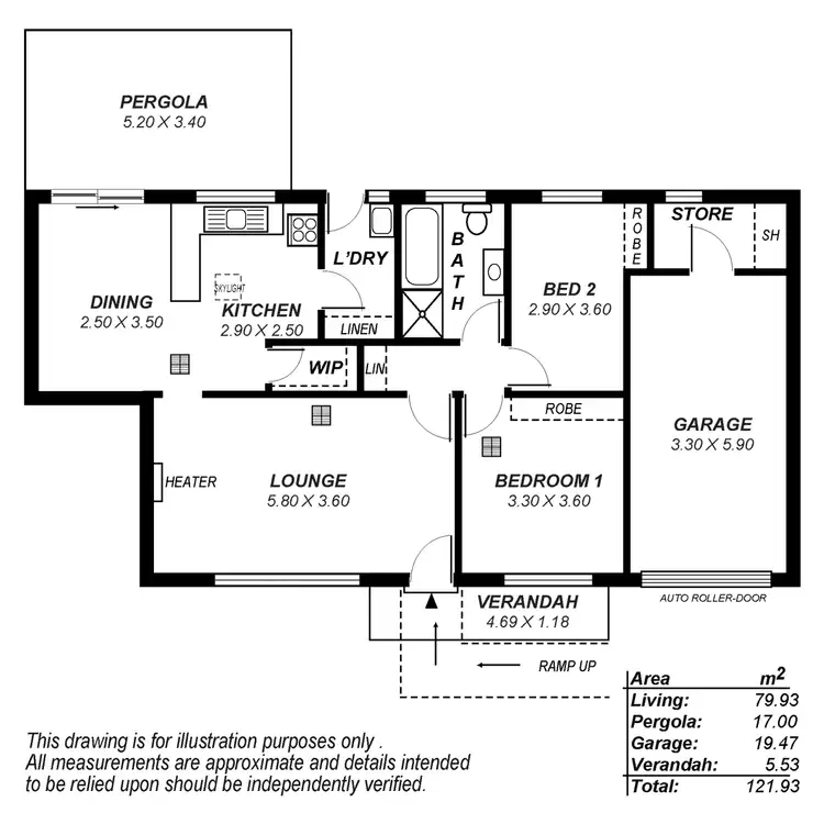 Floorplan of Homely house listing, 2/28 Arthur Street, Ridgehaven SA 5097