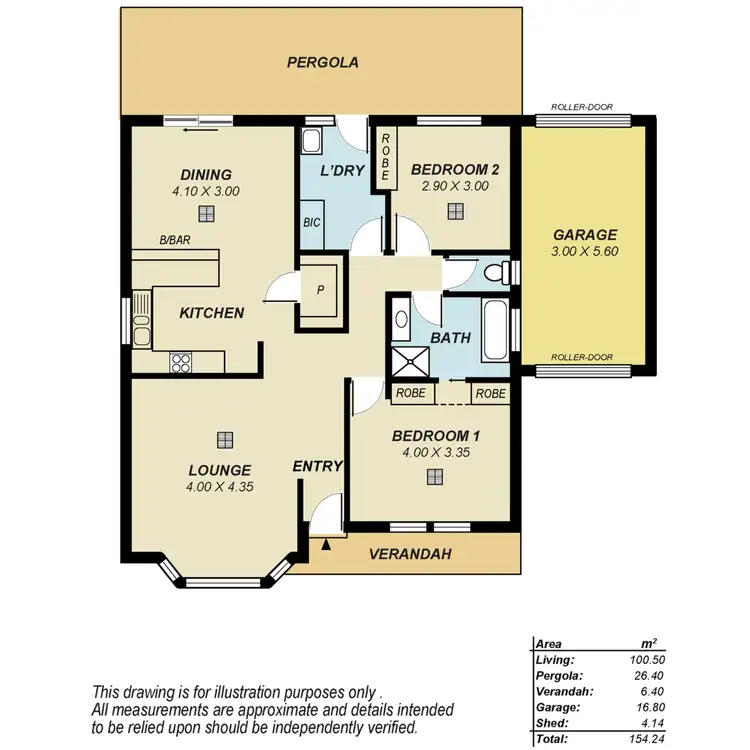 Floorplan of Homely unit listing, 3/135 Fenden Road, Salisbury Park SA 5109