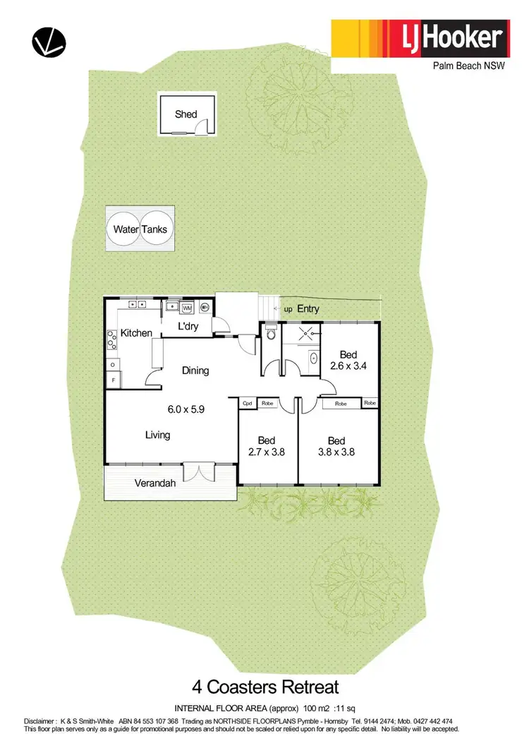 Floorplan of Homely house listing, 4 Coasters Retreat, Coasters Retreat NSW 2108