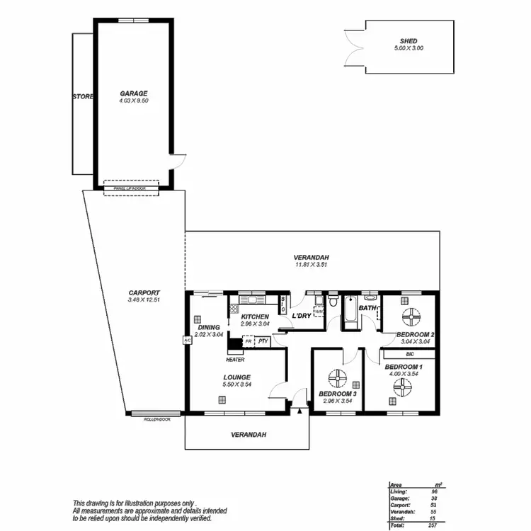 Floorplan of Homely house listing, 12 Harman Street, Hillcrest SA 5086