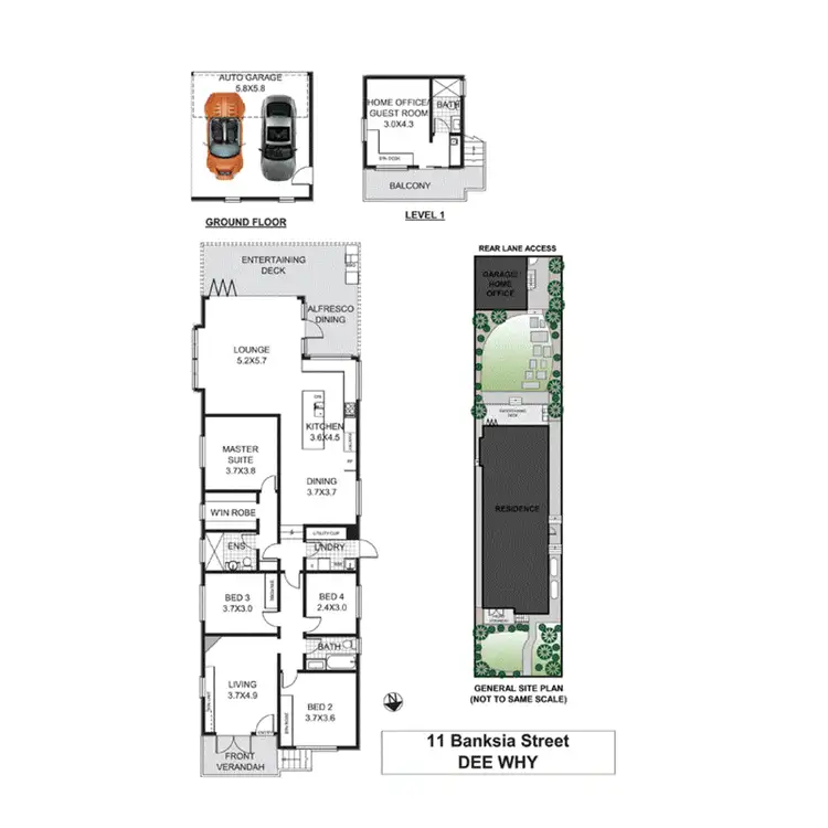 Floorplan of Homely house listing, 11 Banksia Street, Dee Why NSW 2099