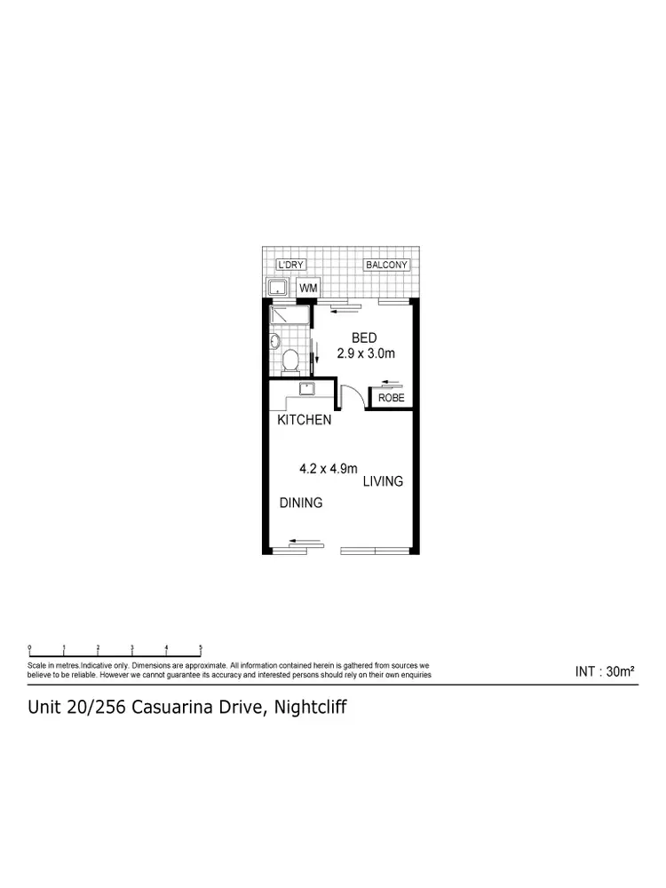 Floorplan of Homely apartment listing, 20/256 Casuarina Drive, Nightcliff NT 810