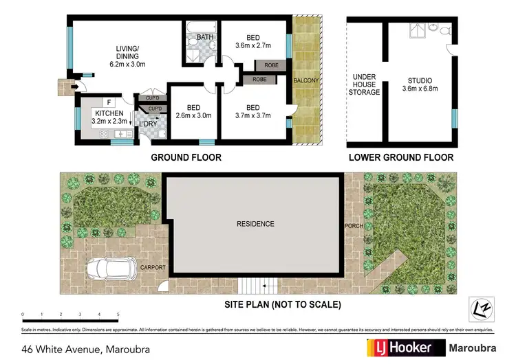 Floorplan of Homely house listing, 46 White Avenue, Maroubra NSW 2035