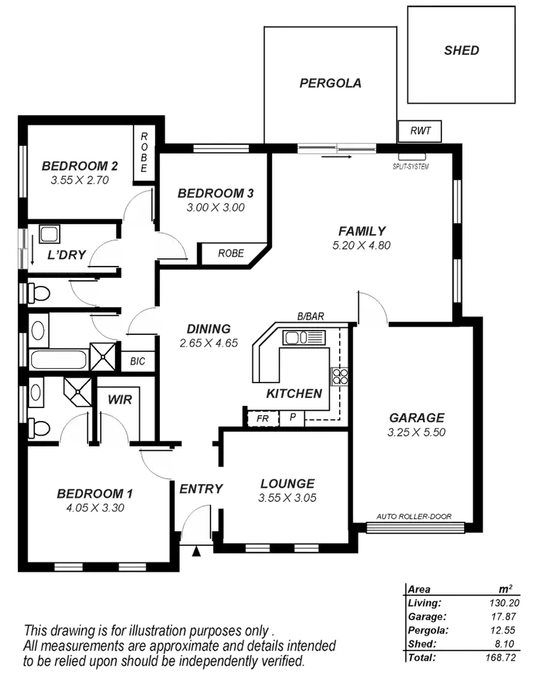Floorplan of Homely house listing, 8 Leeds Avenue, Northfield SA 5085