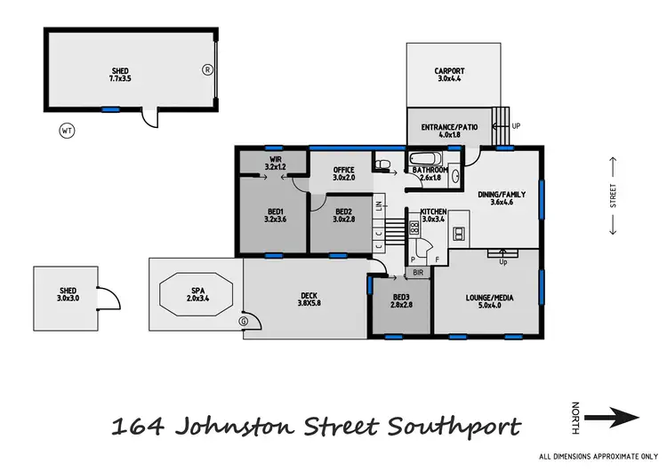 Floorplan of Homely house listing, 164 Johnston Street, Southport QLD 4215
