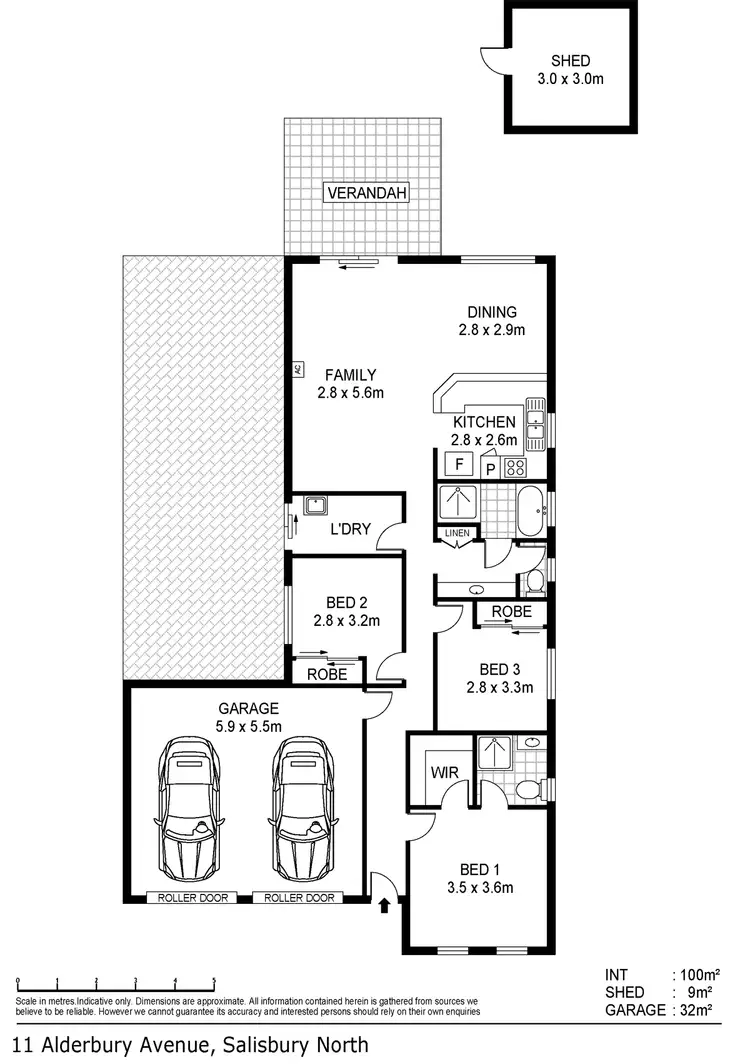 Floorplan of Homely house listing, 11 Alderbury Avenue, Salisbury North SA 5108