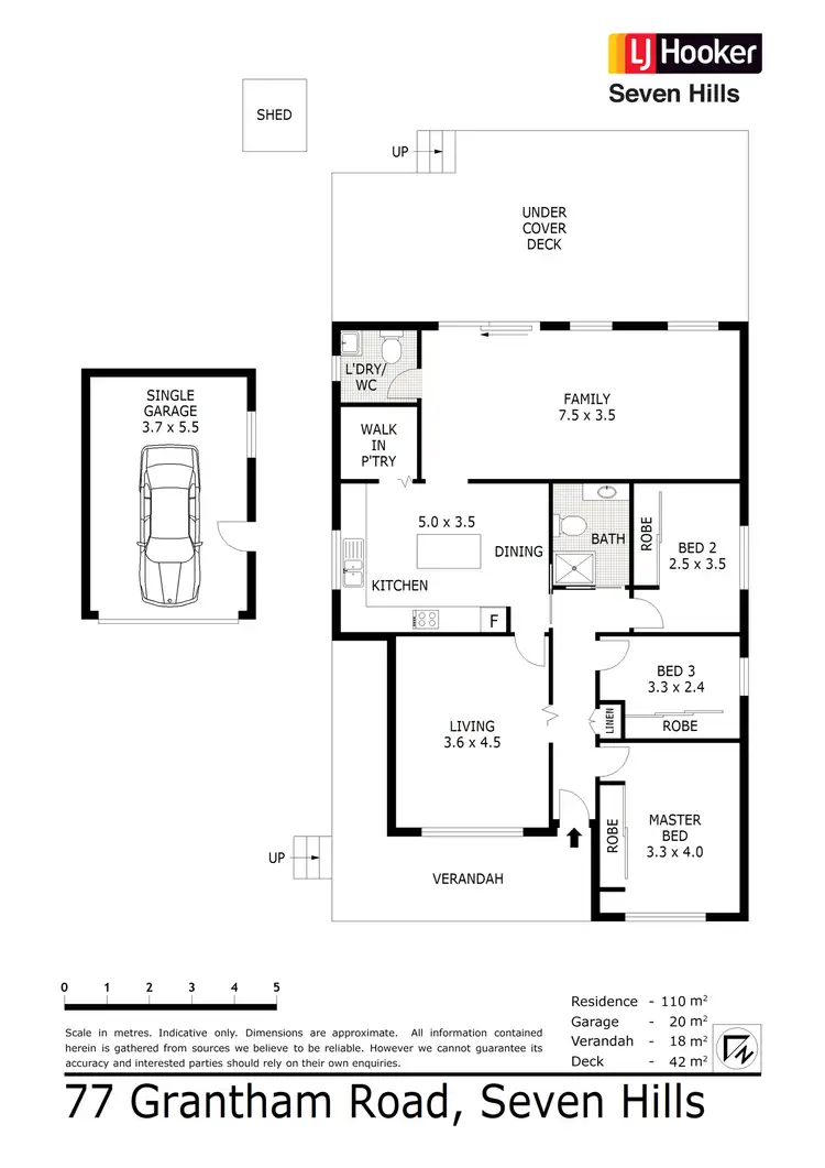 Floorplan of Homely house listing, 77 Grantham Road, Seven Hills NSW 2147