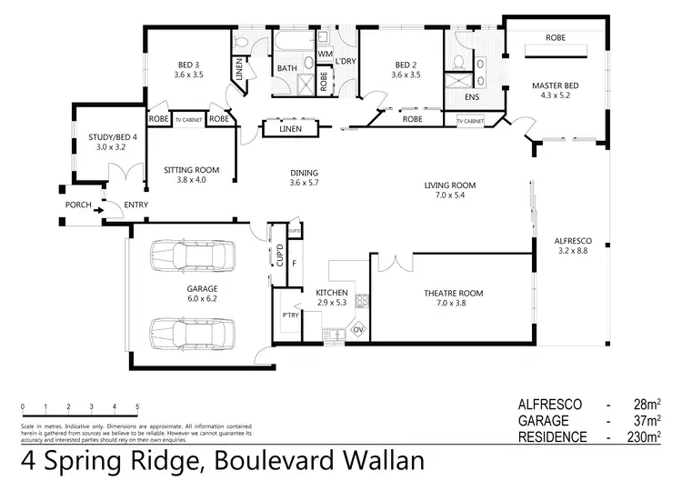 Floorplan of Homely house listing, 4 Spring Ridge Boulevard, Wallan VIC 3756