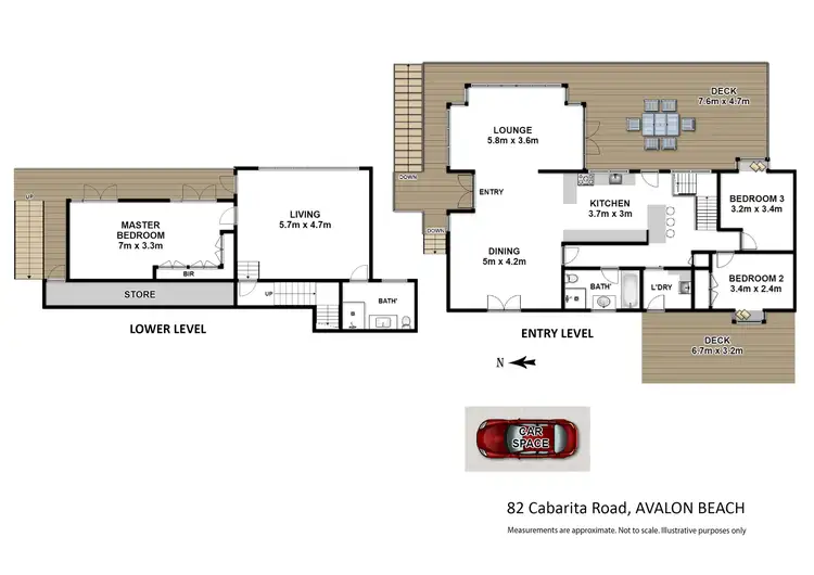 Floorplan of Homely house listing, 82 Cabarita Road, Avalon Beach NSW 2107