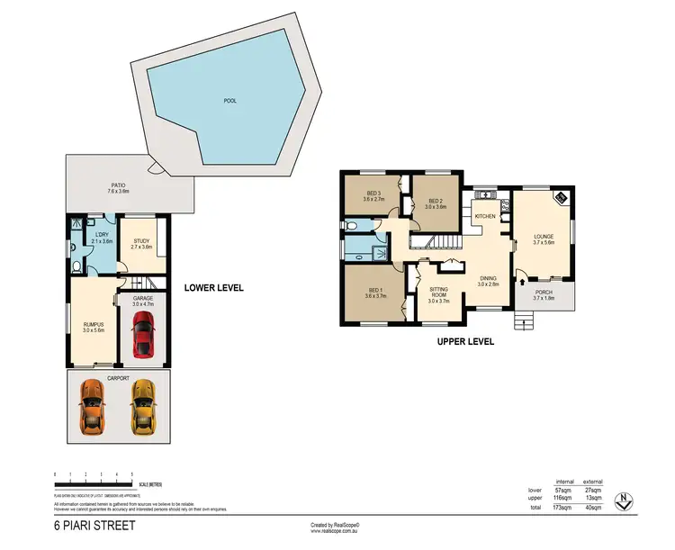 Floorplan of Homely house listing, 6 Piari Street, Kenmore QLD 4069