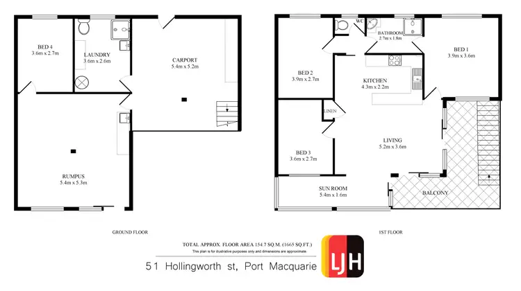 Floorplan of Homely house listing, 51 Hollingworth Street, Port Macquarie NSW 2444