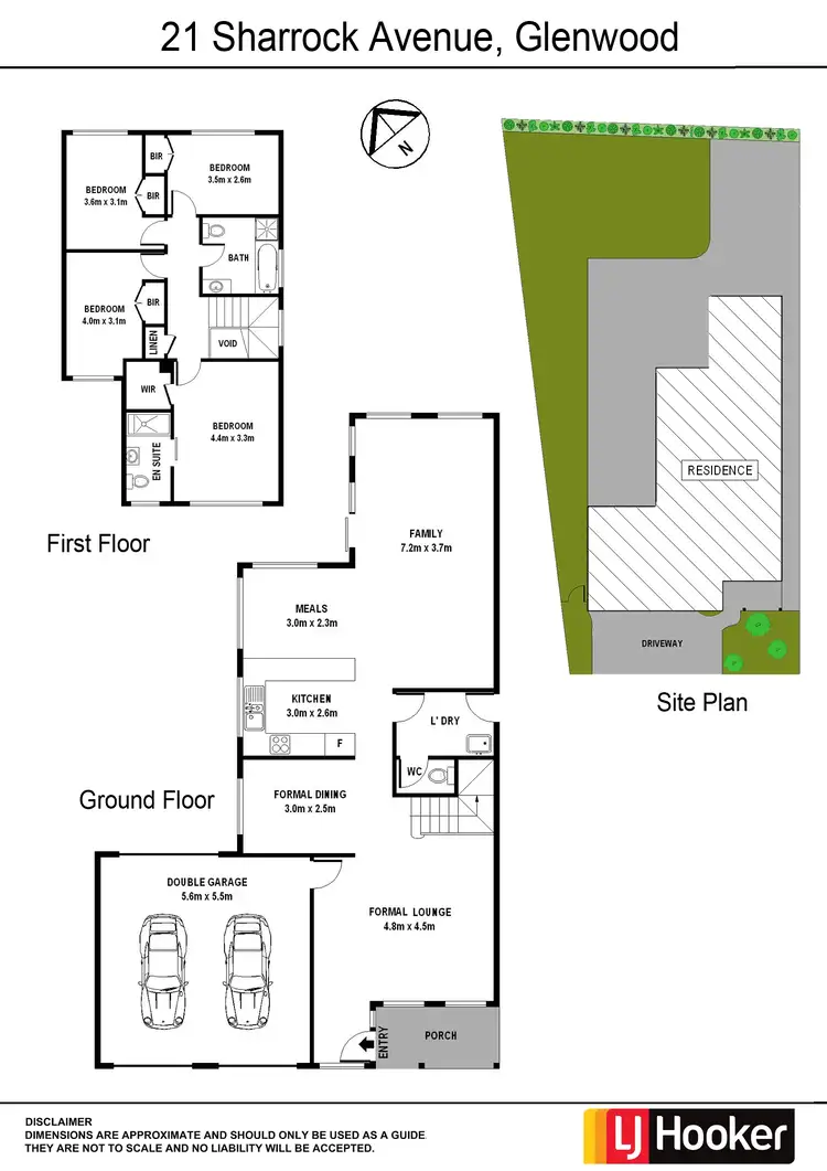 Floorplan of Homely house listing, 21 Sharrock Avenue, Glenwood NSW 2768