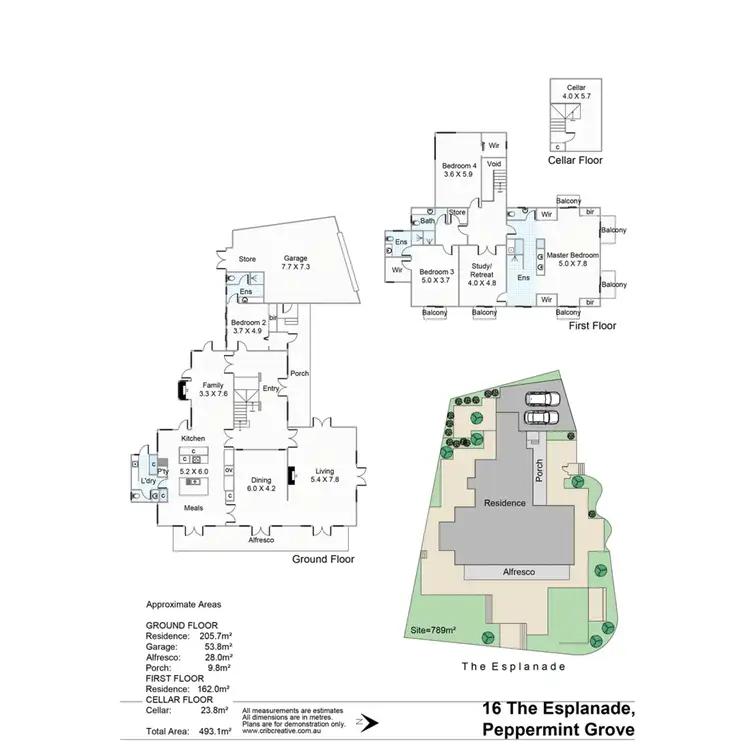 Floorplan of Homely house listing, 16 The Esplanade, Peppermint Grove WA 6011