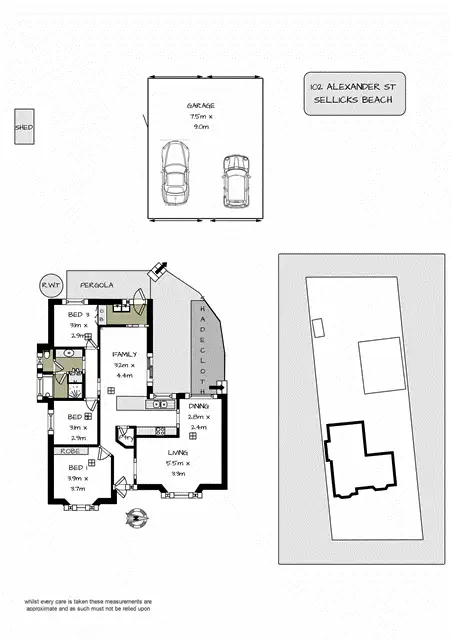 Floorplan of Homely house listing, 102 Alexander Street, Sellicks Beach SA 5174
