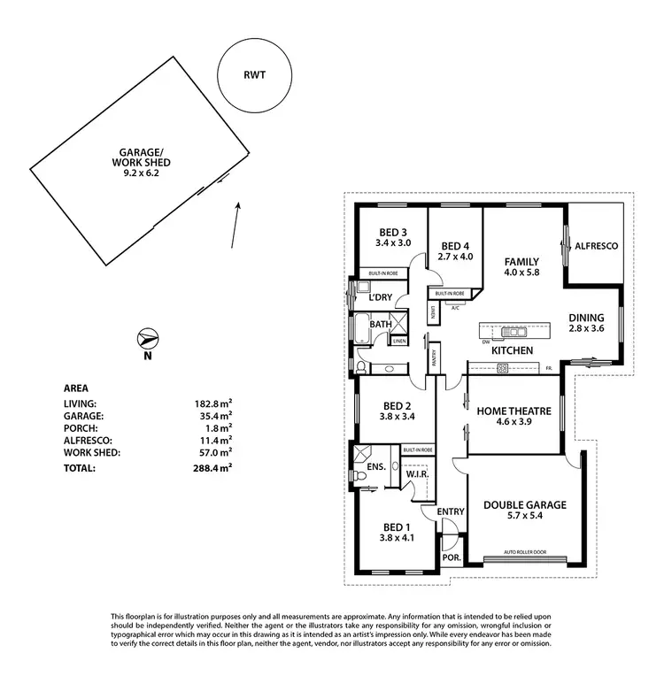 Floorplan of Homely house listing, 16 Field Drive, Strathalbyn SA 5255