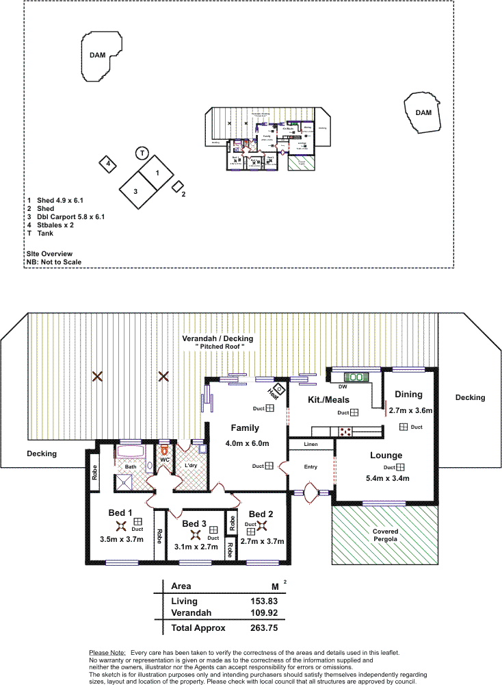 Floorplan of Homely house listing, 7 Whispering Wall Road, Williamstown SA 5351
