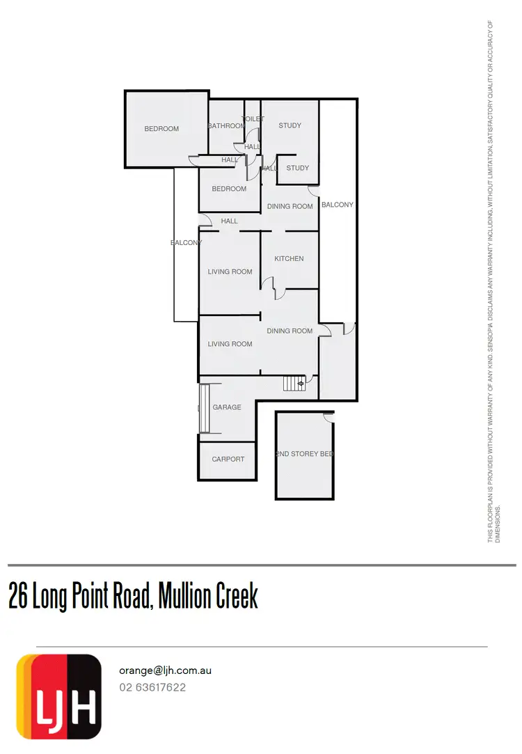 Floorplan of Homely house listing, 26 Long Point Road, Mullion Creek NSW 2800