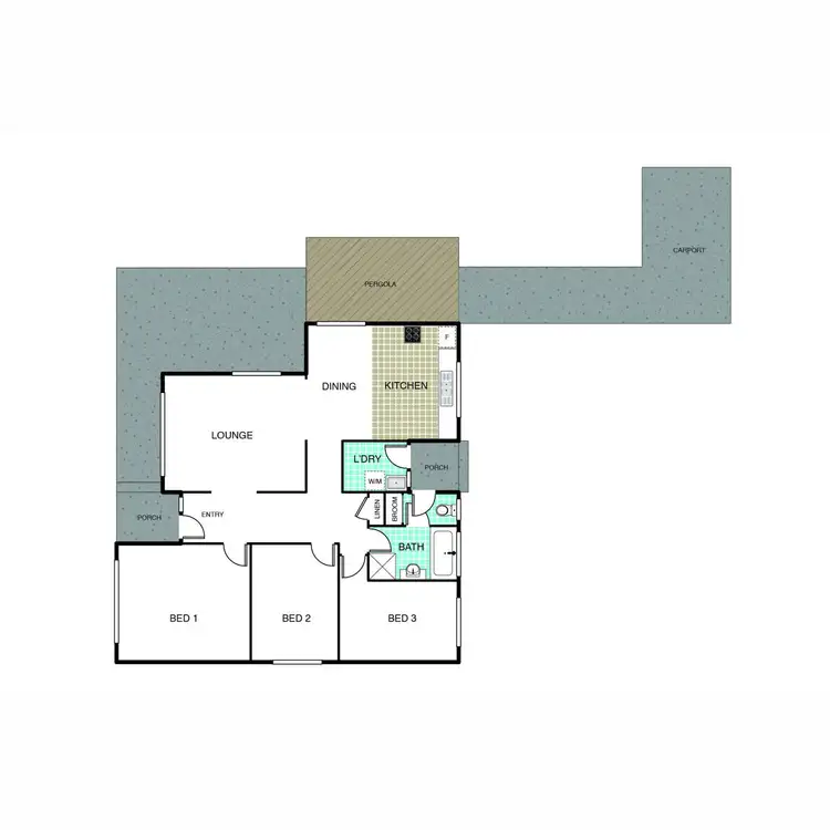 Floorplan of Homely house listing, 3 Salmond Street, Chifley ACT 2606