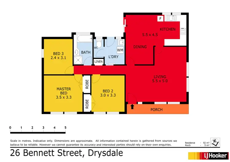 Floorplan of Homely house listing, 26 Bennett Street, Drysdale VIC 3222