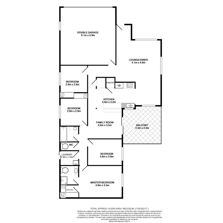 Floorplan of Homely house listing, 6 Timbury Way, Mount Louisa QLD 4814