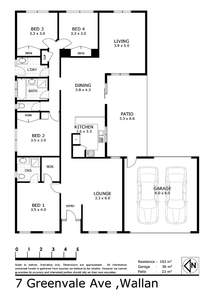 Floorplan of Homely house listing, 7 Greenvale Avenue, Wallan VIC 3756