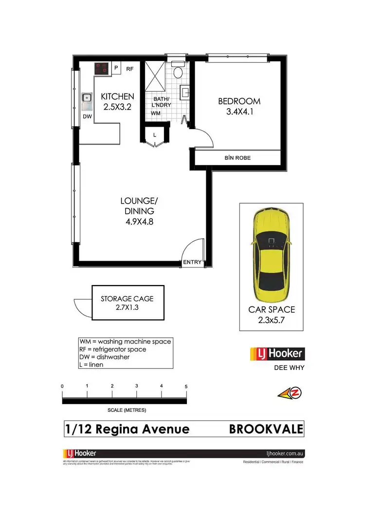 Floorplan of Homely apartment listing, 1/12 Regina Avenue, Brookvale NSW 2100