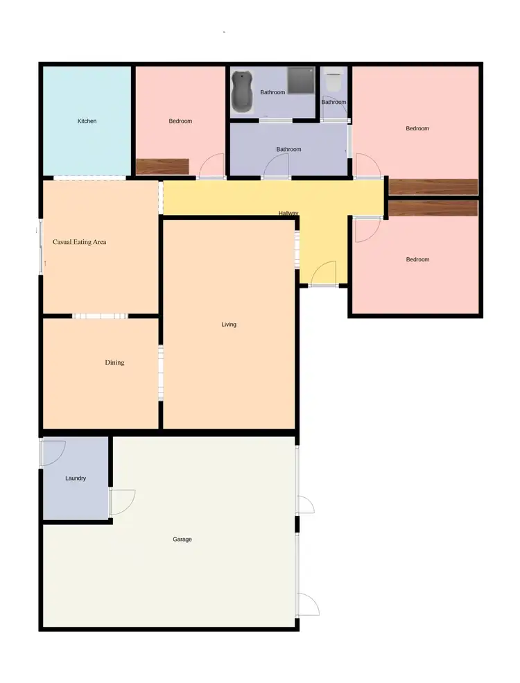 Floorplan of Homely house listing, 19 Sirius Drive, Lakewood NSW 2443